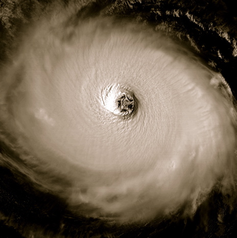 the 'eye' of the storm